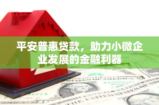 乐平平安普惠贷款，助力小微企业发展的金融利器